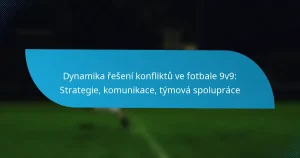 Dynamika řešení konfliktů ve fotbale 9v9: Strategie, komunikace, týmová spolupráce